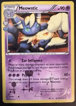 Meowstic RC15/RC32 Uncommon Generations Pokemon TCG HP - Image 1