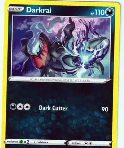 Darkrai Uncommon SWSH08: Fusion Strike 167/264 NM Pokemon TCG - Image 1