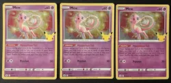 Pokemon Celebrations 25th anniversary Mew Holos - Image 1