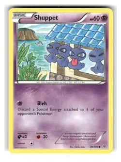 Shuppet 30/108 Common Roaring Skies Pokemon Lightly Played - Image 1