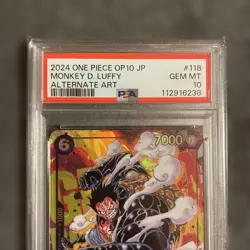 PSA10 OP10-118 Monkey.D.Luffy SEC Parallel ONE Piece Card Game Royal Bloodline - Image 3
