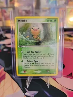 Pokemon Weedle 86/112 FireRed & LeafGreen Reverse Holo 2004 - Image 1