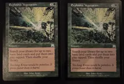 Explosive Vegetation - Onslaught - Magic The Gathering MTG Card - Image 3