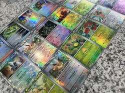 Lot of 17 Pokemon TCG Prismatic Evolutions Pokeball Pattern Reverse Holo Cards - Image 3