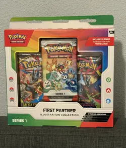 Pokemon TCG: First Partner Illustration Collection Box *Series 1* New/Sealed - Image 1