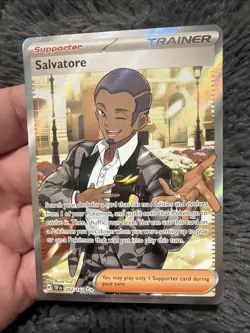 Salvatore 202/162 Full Art Ultra Rare SV05: Temporal Forces Near Mint - Image 1