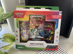 Pokemon TCG First Partner Illustration Collection Series 1 Promo Box NEW SEALED - Image 1