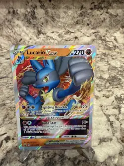 Lucario VSTAR SWSH214 Sword & Shield Promo Holo Pokemon NM - Image 1