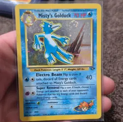 Pokemon TCG Misty's Golduck 12/132 Gym Challenge Holo Rare EN 2000 - Image 1