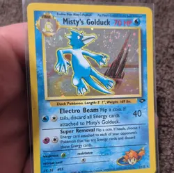 Pokemon TCG Misty's Golduck 12/132 Gym Challenge Holo Rare EN 2000 - Image 4