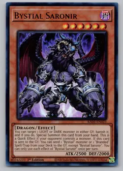 Bystial Saronir (Ultra Rare) RA05-EN023 RC5 Yu-Gi-Oh 1st Edition NM - Image 1