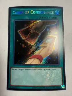 Cards of Consonance Secret Rare Legendary Collection Kaiba LCKC-EN092 LP - Image 1