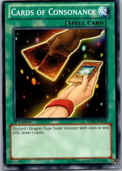 Yugioh - Cards of Consonance SDBE-EN025 - Common 1st Edition NM - Image 1