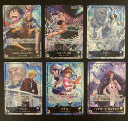 ONE PIECE Card Game OP12 LEADER PARALLEL ART Complete Set ZORO Luffy Japanese - Image 1