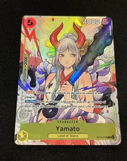 Bandai One Piece CCG Yamato ST13-016 SR Foil Alternate Art EN - Image 1