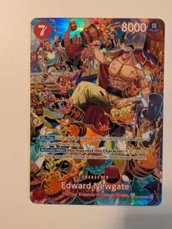 One Piece TCG Edward Newgate SP ST15-002 ALT ART Royal Blood (OP10) NM - Image 1