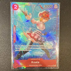 One Piece CCG Koala Alt Art Foil Super Rare OP05-006 Awakening English - Image 1