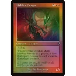 FOIL BALEFIRE DRAGON (RETRO FRAME) Innistrad Remastered Magic MTG MINT CARD - Image 1