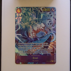 Bandai One Piece Card Game Enel OP15-118 ALT ART NM - Image 1