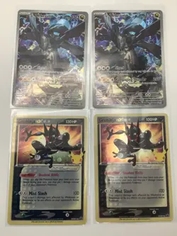 ( 4 Cards) Pokemon Greninja SWSH144 Gold Star Promos + N's Zekrom 031 NM - Image 1