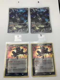 ( 4 Cards) Pokemon Greninja SWSH144 Gold Star Promos + N's Zekrom 031 NM - Image 2