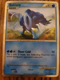 Pokemon TCG Suicune Heartgold & Soulsilver HGSS21 Black Star Promo Holo Card - Image 1
