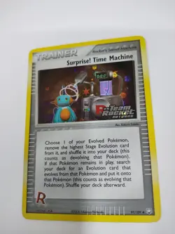 Surprise! Time Machine 91/109 Reverse Holo Team Rocket Returns Pokemon Card - Image 2