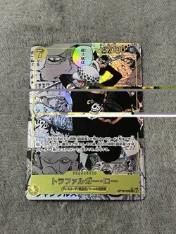 OP10-119 Trafalgar Law SEC Manga Rare Royal Blood One Piece TCG Japanese Card - Image 1