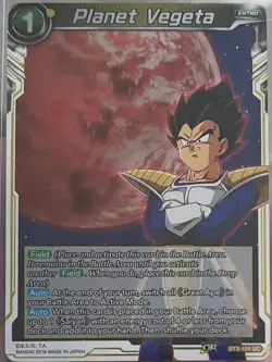 Vegeta - Planet Vegeta - Cross Worlds (BT3-105) - Dragon Ball Super Card Game - Image 1
