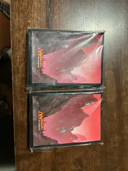 Unhinged Mountain Red ULTRA PRO MTG deck protector card 80 sleeves - Image 1