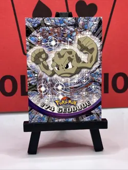 Geodude #74 TV Animation Edition Blue Logo Card Topps Pokemon - Image 2
