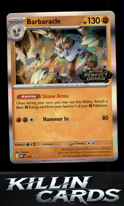 Barbaracle - 065 065 Pokemon Promo ME: Mega Evolution Promo Card NM - Image 1