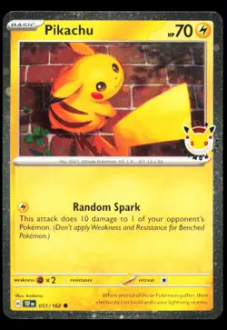 Miscellaneous Cards & Products #051/162 Pikachu - Image 1
