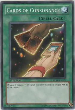Cards of Consonance - DP10-EN019 - Common - 1st Edition - Damaged - Image 1