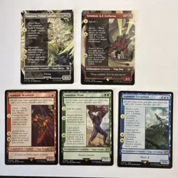 Mtg Final Fantasy 5X Summon Lot - Image 1