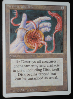 Nevinyrral's Disk Revised LP Lightly Played MTG Magic the Gathering - Image 1