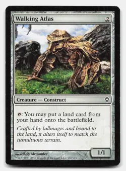 Walking Atlas 131 Common Worldwake Magic: The Gathering Near Mint - Image 1
