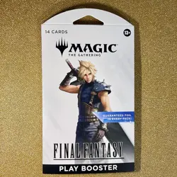 Magic the Gathering Final Fantasy Sleeved Booster Pack Factory Sealed MTG - Image 1