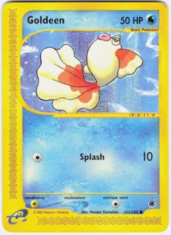 Goldeen 111/165 Common Expedition Base Set Pokemon Lightly Played - Image 1