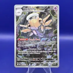 Shedinja 144/132 Illustration Rare Holo Mega Evolution Pokemon NM - Image 1