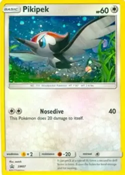 Pokemon - Pikipek - SM07 - Promo - SM Black Star Promo - SM Black Star Promos - - Image 1