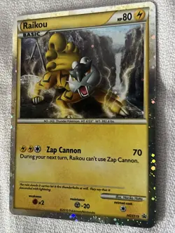 Raikou HGSS19 - Pokemon TCG Black Star Promo Ultra Rare HeartGold SoulSilver HP - Image 1