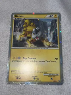 Raikou HGSS19 - Pokemon TCG Black Star Promo Ultra Rare HeartGold SoulSilver HP - Image 2