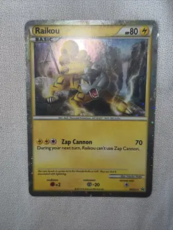 Raikou HGSS19 - Pokemon TCG Black Star Promo Ultra Rare HeartGold SoulSilver HP - Image 3