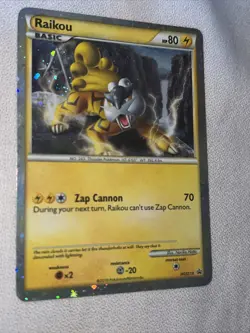 Raikou HGSS19 - Pokemon TCG Black Star Promo Ultra Rare HeartGold SoulSilver HP - Image 4