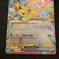 Pikachu ex 057/217 Double Rare Ascended Heroes Pokemon Holo Near Mint #LA2 - Image 3