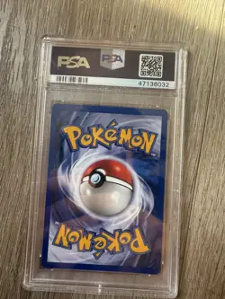 Dark Blastoise 3/82 - 2000 Team Rocket Holo Rare Unlimited PSA 8 English - Image 2