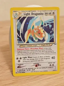 Pokemon TCG Light Dragonite - Neo Destiny 14/105 Holo Unlimited - Holo Rare - Image 3