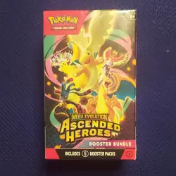 Pokemon TCG Mega Evolution Ascended Heroes Booster Bundle 6 Packs English 1 Box - Image 1
