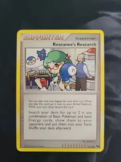 Pokemon Roseanne's Research 11/17 Pop Series 8 Regular LP Condition - Image 1